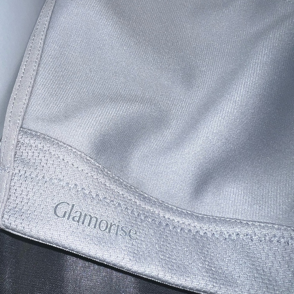 NWOT Glamorise Gray Full Figure Camisole Sports Bra Size 42C - Picture 3 of 4